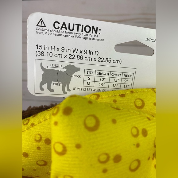 Taco Fiesta Pet Dog Costume Outfit 1-pc Size M 10-19 lb NEW Holiday Home - Picture 2 of 8